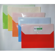 BJ-9009 poches Double fichier sac, Chine fichier sac, usine de fichier sac en Chine, avec du plastique Snap Fastener
